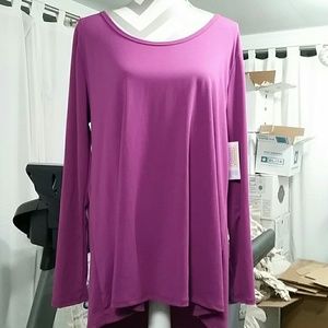 Lularoe Lynnae 2XL BNWT violet